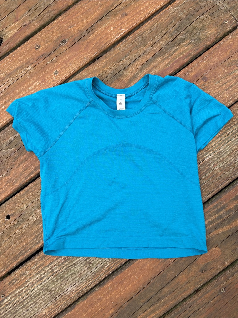 lululemon Short Sleeve Crew Tee in Teal